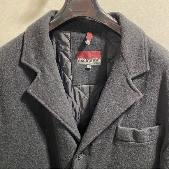 Y2K Men’s Wool Coat - Picture 3 of 8